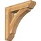 Ekena Millwork Thorton Slat Rough Sawn Bracket w/ Offset Brace, Western Red Cedar, 8"W x 34"D x 34"H BKT0806X34X34THR06RWR - alternate 1